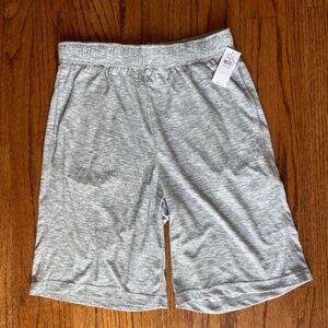NWT Boys Old Navy Breathe ON Shorts YXL Heather Gray